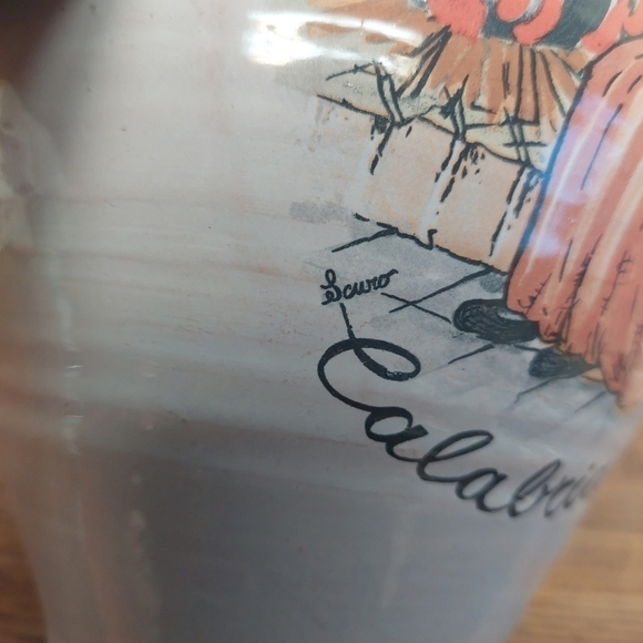 Vintage* 80s Calabria Handpainted Jug - Picture 5 of 11